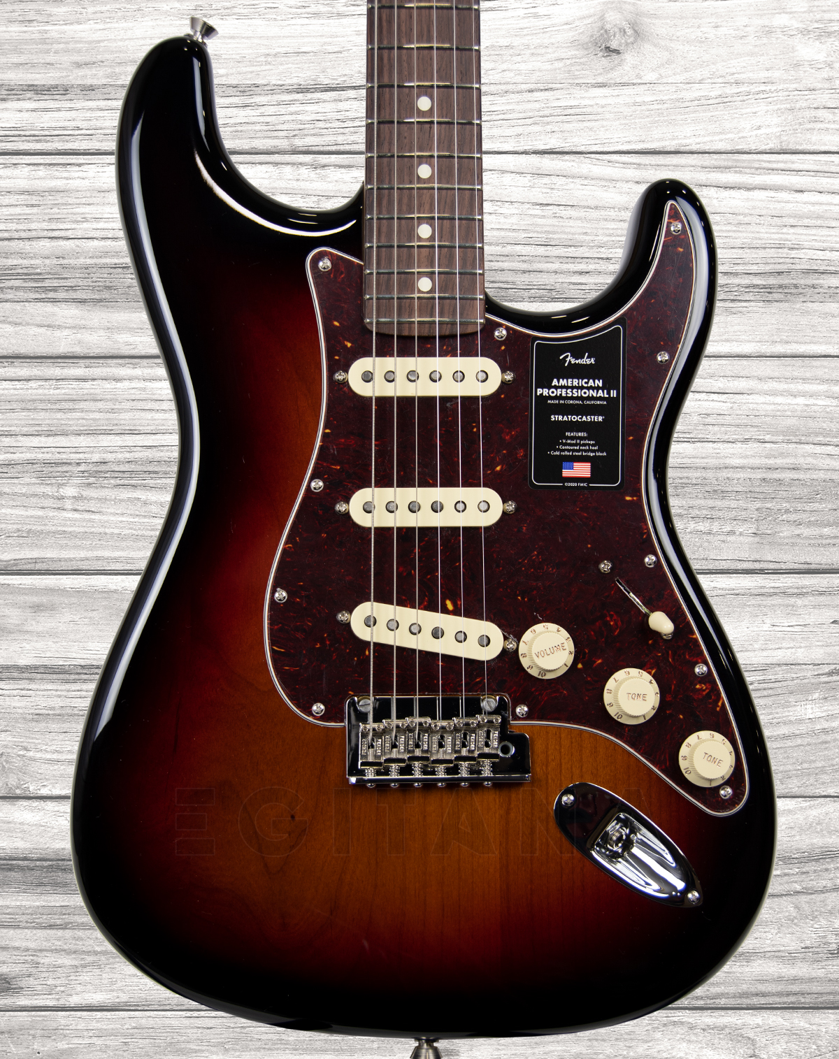 Fender American Professional II Stratocaster RW 3 Color Sunburst fender-american-professional-ii-stratocaster-rw-3-color-sunburst